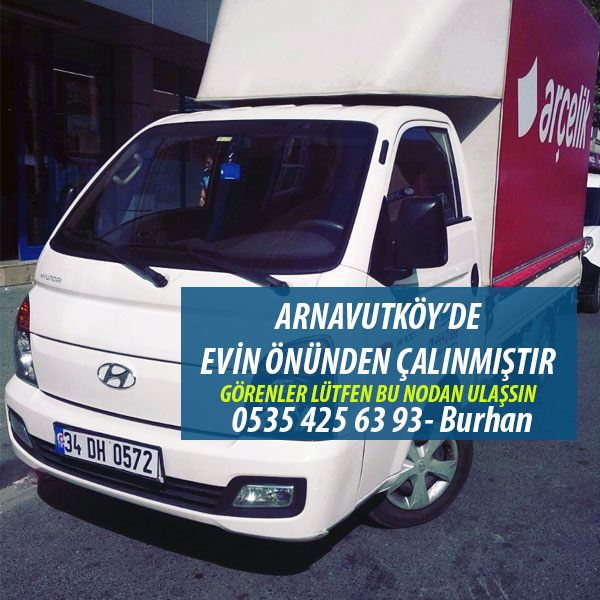calinti-arac-arnavutkoy-komyonet