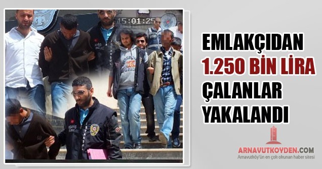 Arnavutköy’de arabadan para çalanlar yakalandı